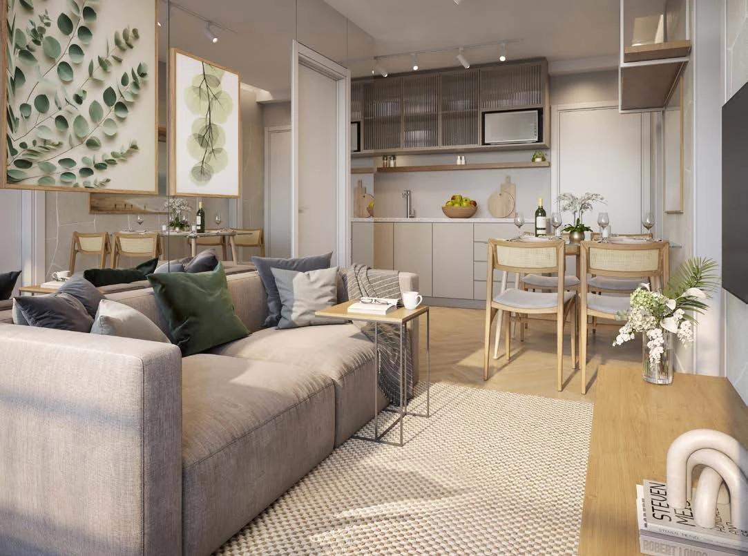 2 dormitórios de 46m² do Residencial Marô Guarulhos, apartamento Minha Casa Minha Vida